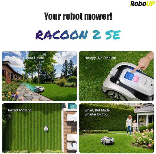 RoboUp Racoon 2 SE Роботизирана Косачка
