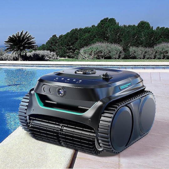 Wybot C2 Pro Vision Безжична Роботска Прахосмукачка 65W Дъно / Стени / Водолиния за Басейни 180м²