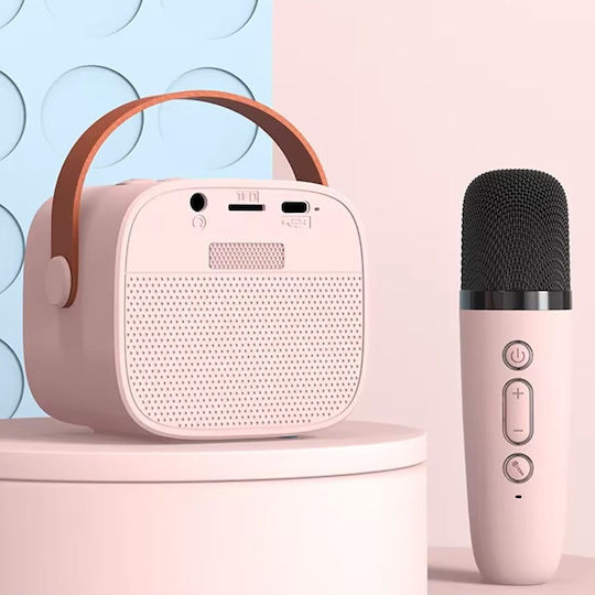 Blavec Karaoke Speaker with Wireless Microphones WS-07 Pink