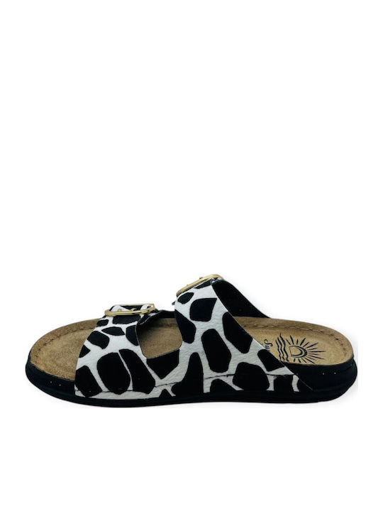 Leather Women's Anatomic Black Sandals