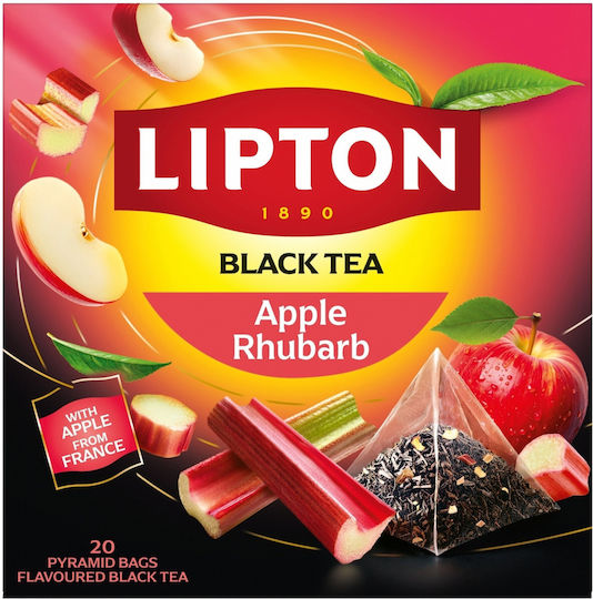 Lipton Black Tea Lipton Apple Rhubarb 20 Pyramids