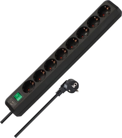 Brennenstuhl Power Strip 8 Sockets with Cable 3m