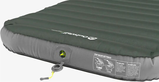 Outwell Single Camping Sleeping Mat 195x60cm Thickness 11cm Green