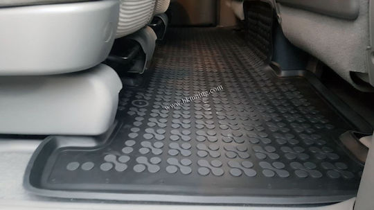 Sahler Raised Sides 3D Rubber Car Mats Kia Carnival II 2005-2014 5-Seater Raised Sides Type Black 3 Pieces
