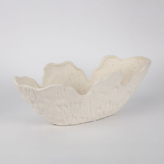 Decorative Porcelain Bowl White 34.5x13x2cm