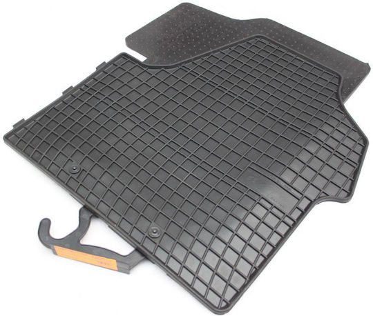 Refref Rubber Car Mats Fiat Scudo Peugeot Expert Citroen Jumpy 2016+ Black 2 Pieces