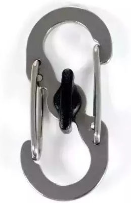 Carabinier Tip S Origin Outdoors cu Blocare 2 Bucăți