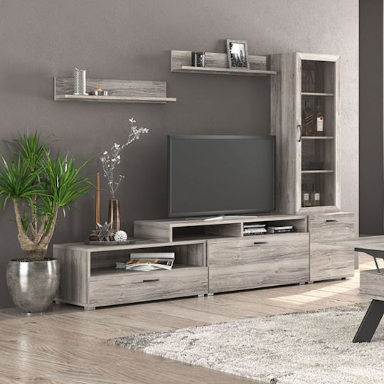 Wohnzimmer TV-Einheit N28 Braune M225xB45cm