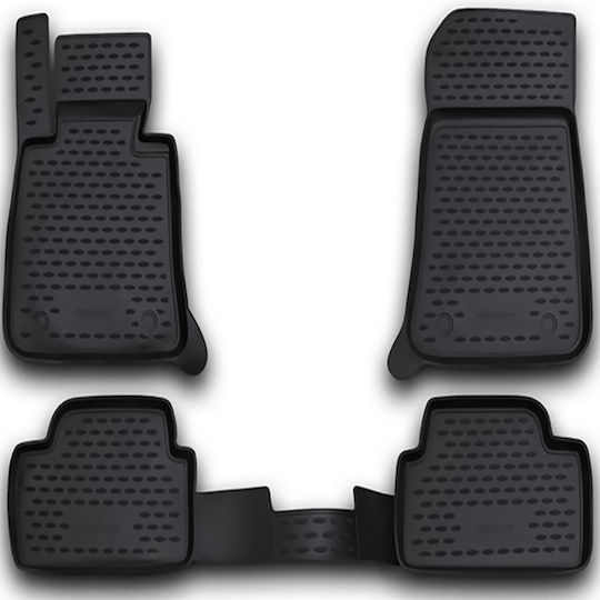 Novline БМВ Серия 1 5d 2004>2011 Марки Килими за кола Car Mats Novline Черни 4 броя