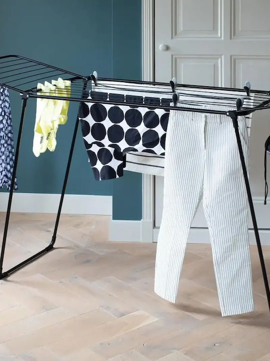 Brabantia Πτυσσόμενη Απλώστρα Δαπέδου με Μήκος Απλώματος 22m