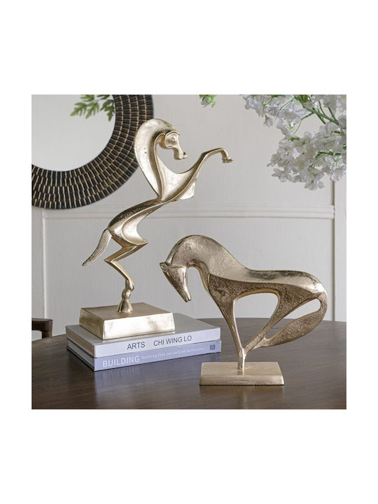Artekko Διακοσμητικό Άλογο από Μέταλλο 31x8.5x26cm