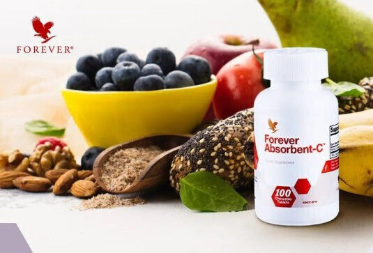 Forever Living Absorbent-C Supplement for Healthy Skin 100 Tablets