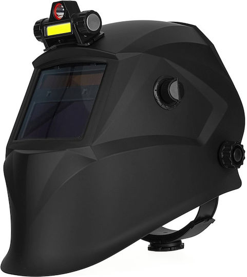 Casca Automată de Sudură Foto-Solară Profi Geko G01881 92 × 42 Mm Din 4 9–13 Led Flashlight