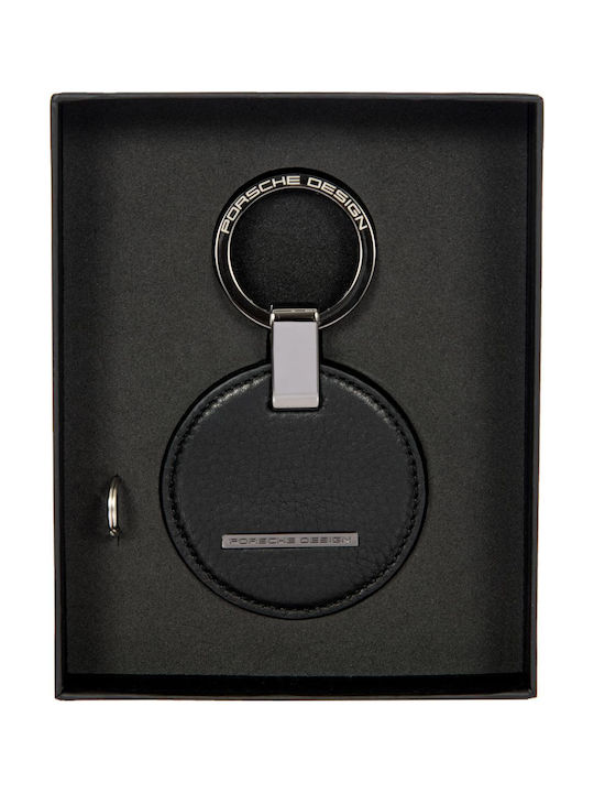 Porsche Design Handmade Leather Keychain Black
