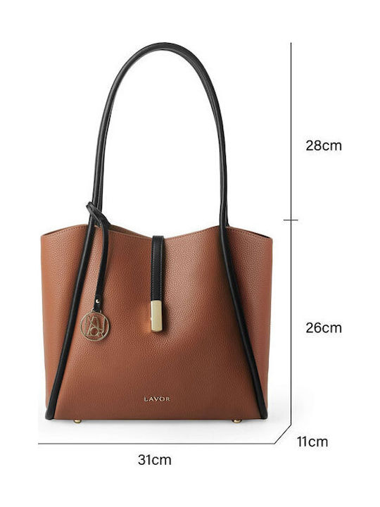 Set Women's Shoulder Bag Tabac Brown