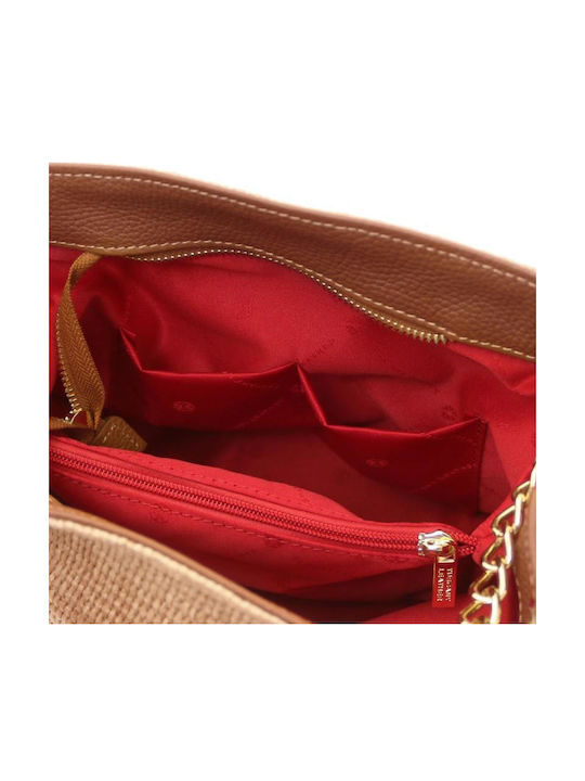 Straw Women's Shoulder Bag Beige