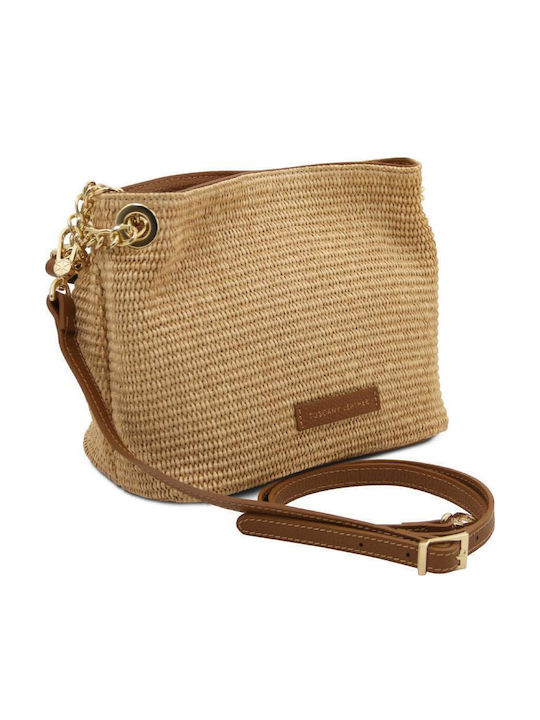 Straw Women's Shoulder Bag Beige