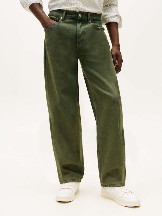 Men's Jeans Pants Relaxed Fit Green