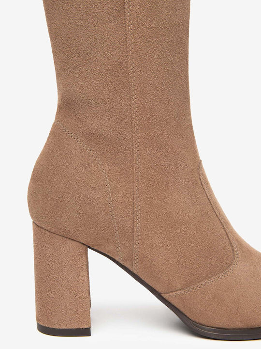 Damenstiefel Beige