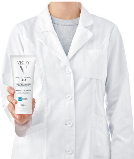 Vichy Purete Thermale 3 in 1 Emulsion Makeup Remover Face & Eyes 300ml