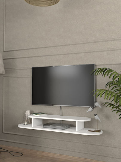 Stand TV Alb L120xA29.6xÎ15.6cm