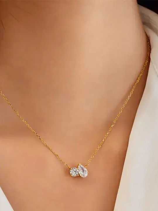 Ania Haie Necklace From Gold Plated Silver With Zircon