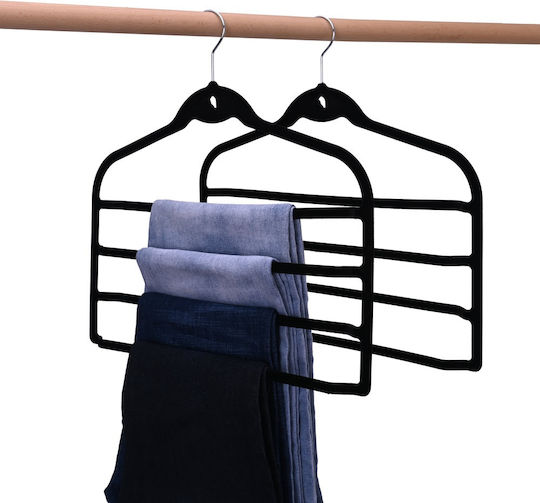 UnicUtil Kremastră Dulap pentru Pantaloni Plastic Neagră UUUM51