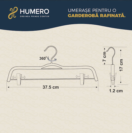 UnicUtil Kremastră Dulap pentru Pantaloni Din Lemn Bej UUUM56