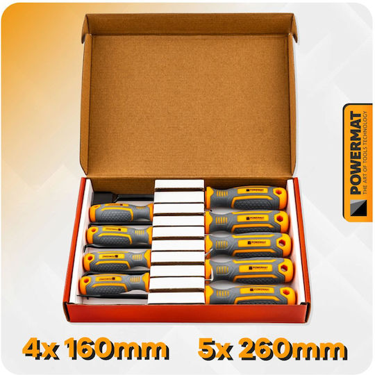 Handhaken Meißel Powermat Pm-zhdo-9t 9 Stück