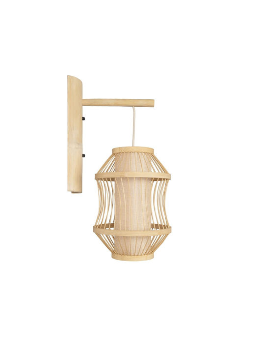 GloboStar Wandleuchte mit E27 Fassung Beiges 32x55cm