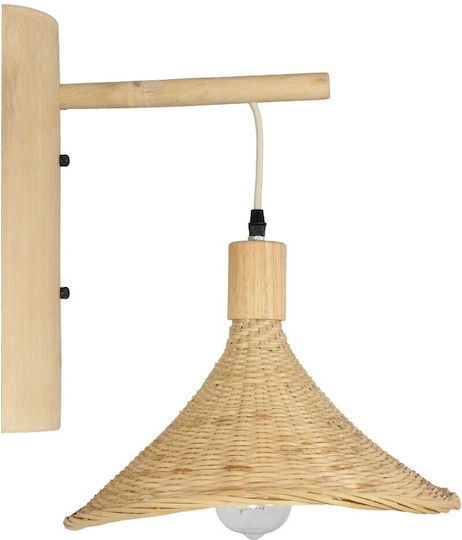 GloboStar Wall Lamp with E27 Socket Beige 36x42cm