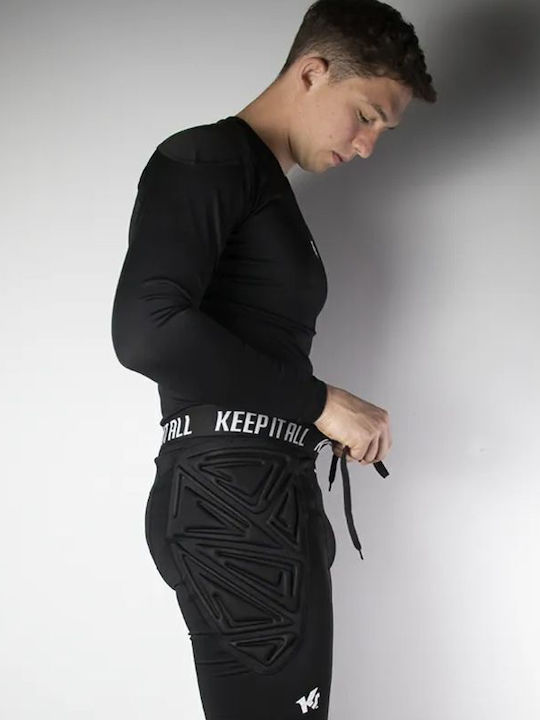 KEEPERsport Colant Sport Barbati Compresie Lung Negru