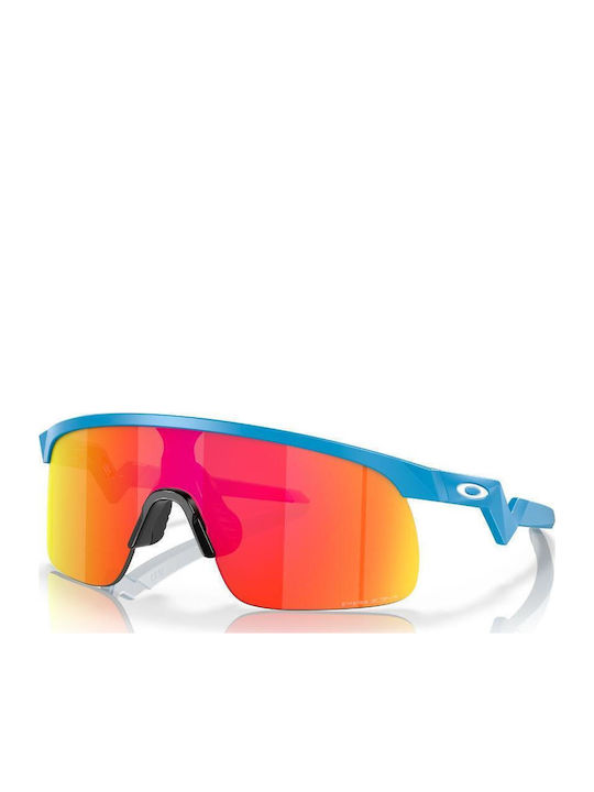 Oakley Jugend Kinder-Sonnenbrillen mit blauen Spiegelgläsern
