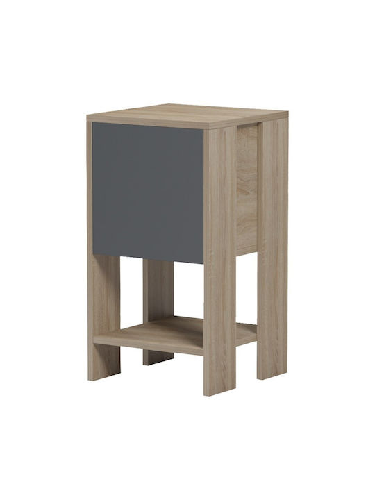 Reppo Nachttisch Holz Beige 30x30x55cm