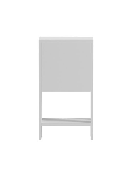 Κομοδίνο Reppo Ξύλινο Λευκό 30x30x55cm