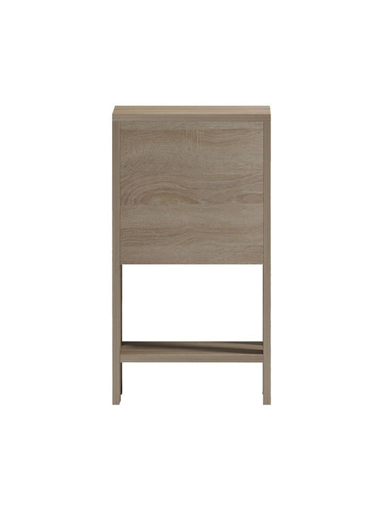 Nachttisch Reppo Holz Beigefarbene 30x30x55cm