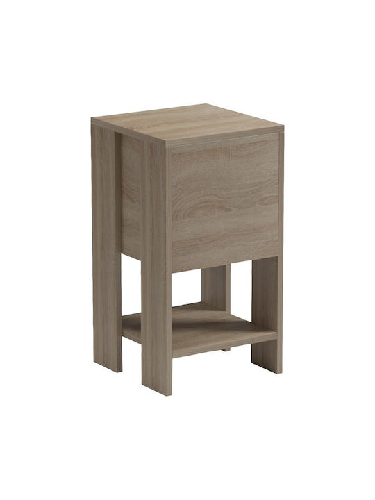 Nachttisch Reppo Holz Beigefarbene 30x30x55cm