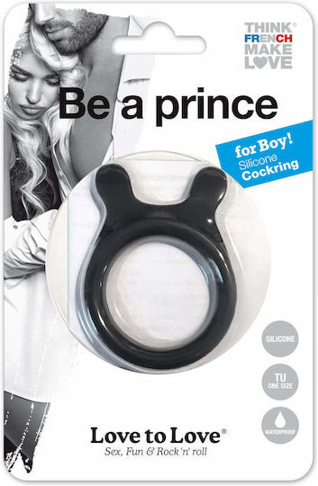 Rimba Love To Love The Prince Cock Ring Schwanz Schwarz