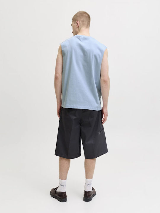 Sportliche Herrenbluse Hellblau