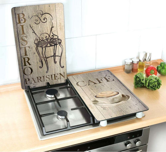 Set 2 Glas Schutzhüllen für Kocher Wenko Bistro 52x30 cm