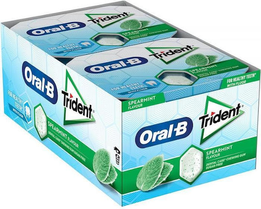Trident Τσίχλες Dental Care με Γεύση Δυόσμος 17gr