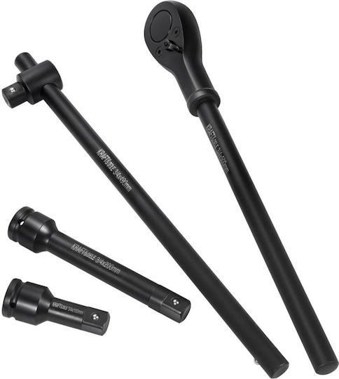 Kraft & Dele Ratchet With 3\4" Socket Set 21 Pieces