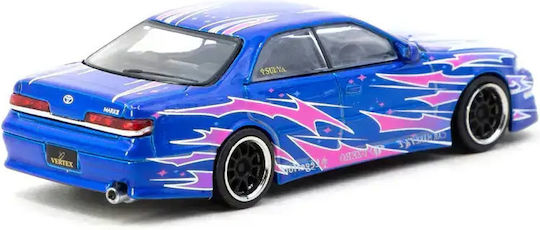 Model Mașină Vertex Toyota Mark Ii Jzx100 Albastru 1:64 Tarmac Works