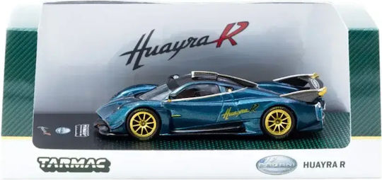 Model Mașină Pagani Huayra Turcoaz Fibra De Carbon Scara 1:64 Tarmac Works