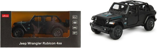 Jeep Wrangler Rubicon 4xe Black Diecast Car 1:32 Scale