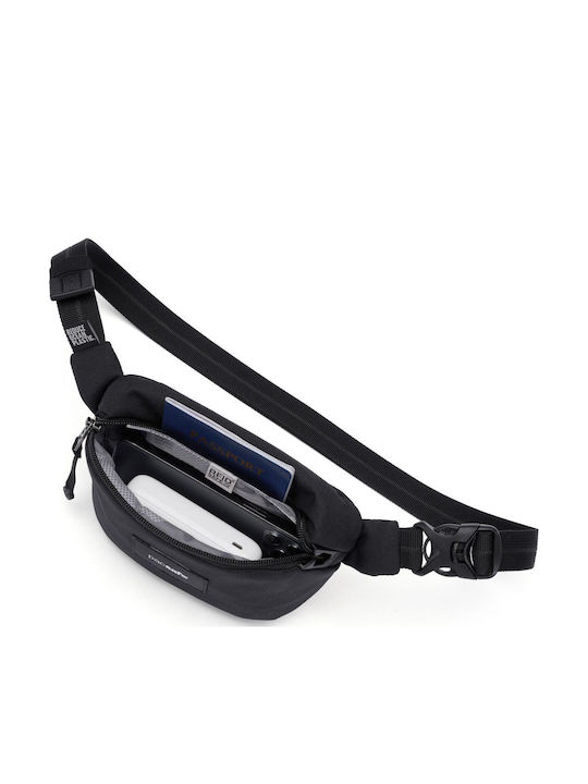 Herren Brusttasche Schwarz