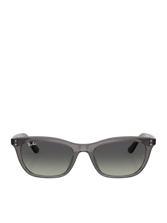 Ray Ban Sonnenbrillen Graue Mit Horn Umrandetem Rahmen
