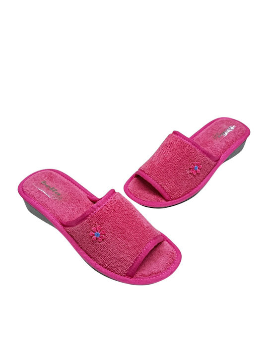 Papuci Pentru Femei De Iarnă Din Prosop Fuchsia