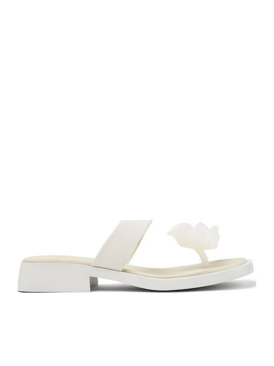 Dana Leather Women's Sandals White
