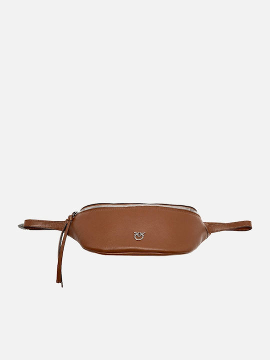 Pinko Women's Leather Bum Bag Brown